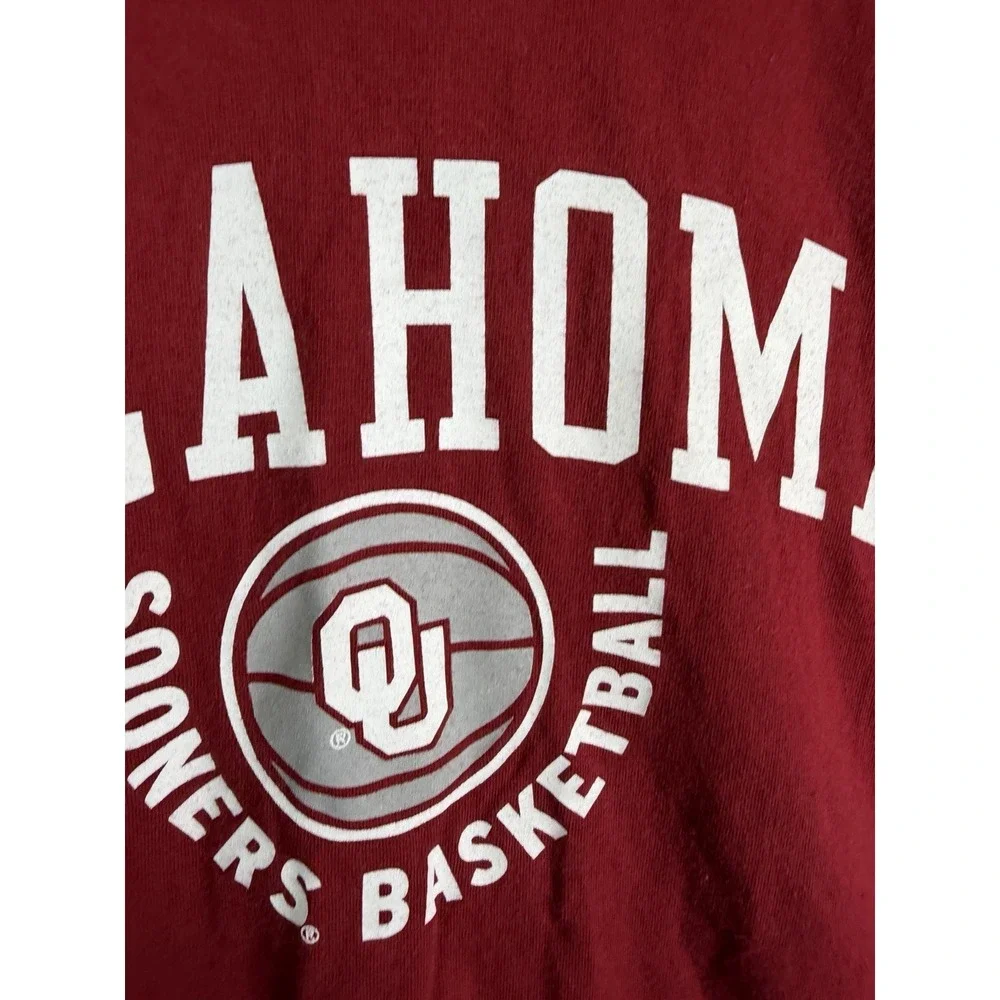 Vintage‎ Oklahoma Sooners Tshirt Men's XL Basketball Nike Center Swoosh College